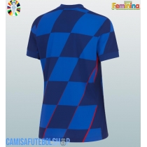 Camisa de time de futebol Croácia Replicas 2º Equipamento Feminina Europeu 2024 Manga Curta